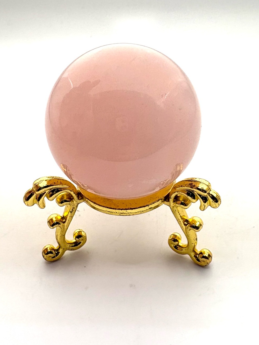 Rose Quartz Crystal Ball Sphere